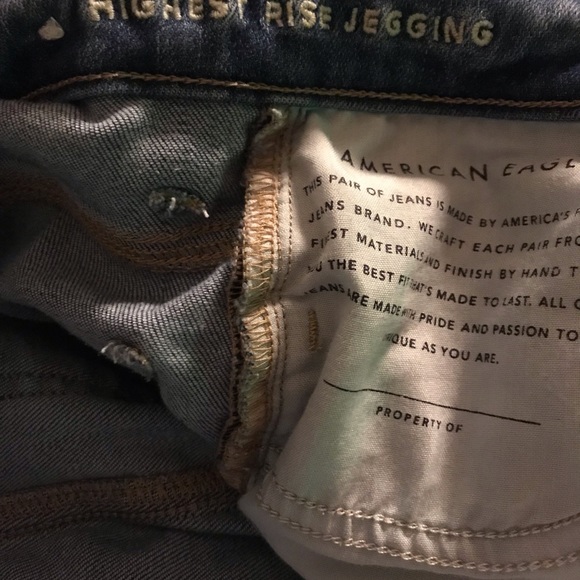 American Eagle super stretch jeans size 0 - Picture 4 of 4
